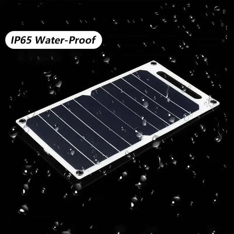 30W Solar Panel With USB. Waterproof. Outdoor  Portable Battery Charging Bank. Charging Panel 6.8V