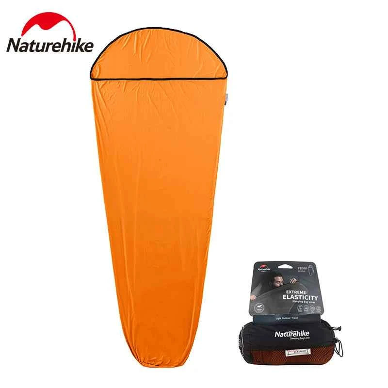 Naturehike Outdoor Camping Sleeping Bag Liner, High Elasticity, Portable Ultralight Travel Sheet. Mummy Portable Sleeping Bag Liner