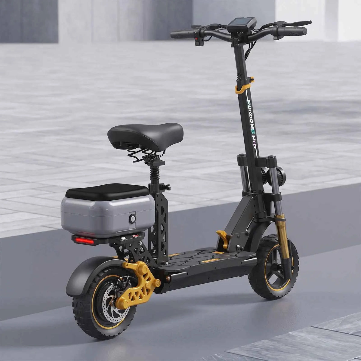 1600W Adult Electric Scooter with Seat, 48V 20.8Ah Battery, Up to 50 Miles Range, 34 MPH, 11" Front Tire, Rear Storage