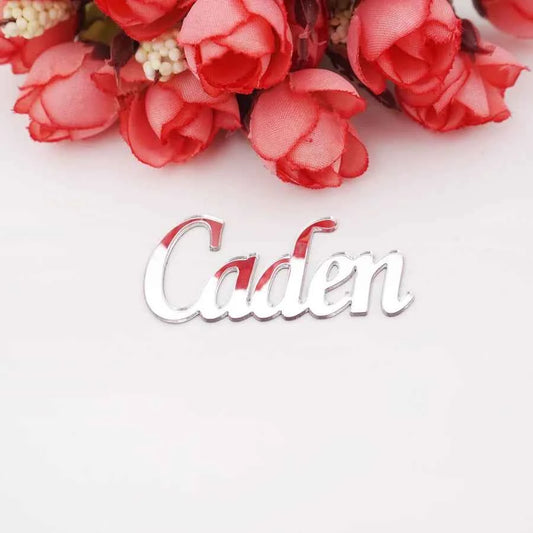 Custom Acrylic Mirror Name Tags. Personalized Name Labels, Gift Name Decoration For All Special Events
