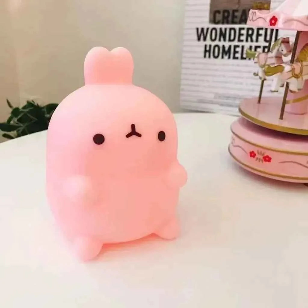 Rabbit Night Light. LED Small Table Light. No need to plug In. Creative Atmosphere Night Light Decoration