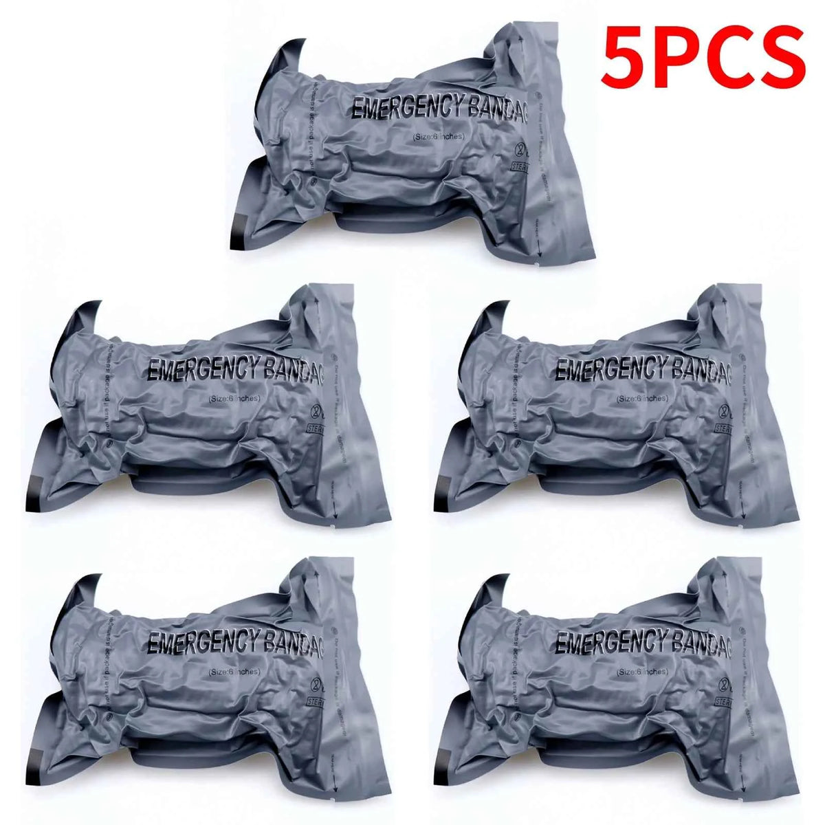 5/10PCS Israeli Bandage. First Aid Trauma Hemostatic Bandage Kit. Wound Traumatic Emergency Compression Bandages Medical Army Aid