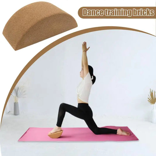 Yoga Exercise Bricks, Natural Cork. Dance Training Yoga Bricks. Indoor or Outdoor Sports Training.  Cork Blocks