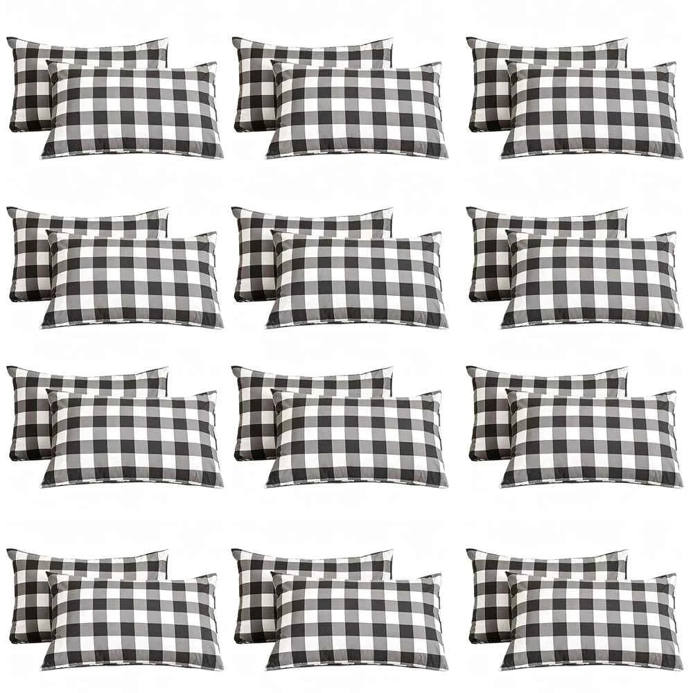 12 pair/24 pieces printed pillowcases set