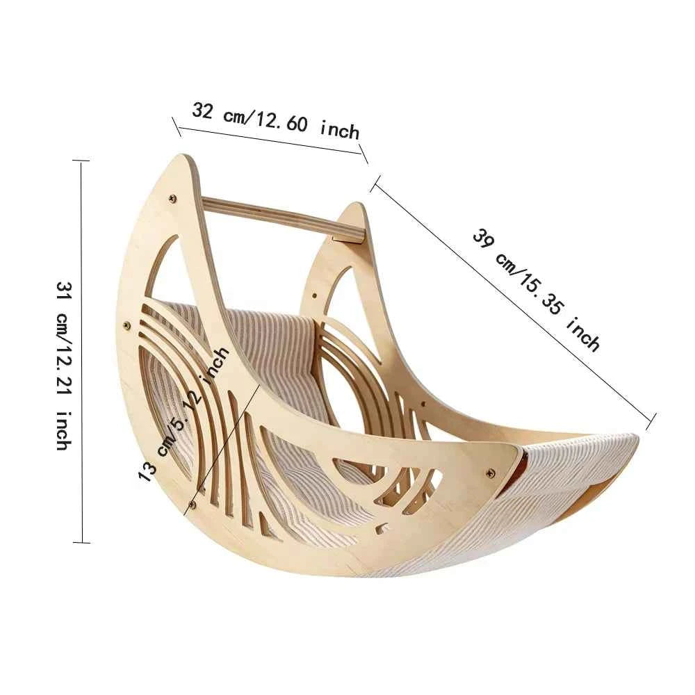 Wall Mounted Cat Shelves Set. Moon Shape Hammock. Star Perches &Climbing Steps.  For  Cats Indoor, Res,, Playing or Sleeping