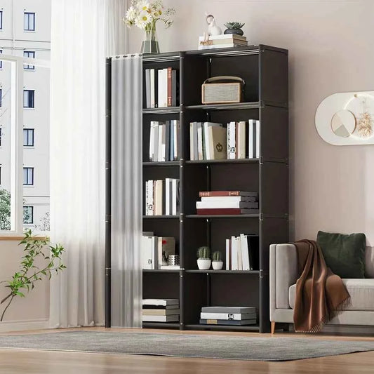 A Versatile 6-Tier Storage Shelf That Is Easy to Assemble, Measuring 15.75 Inches.
