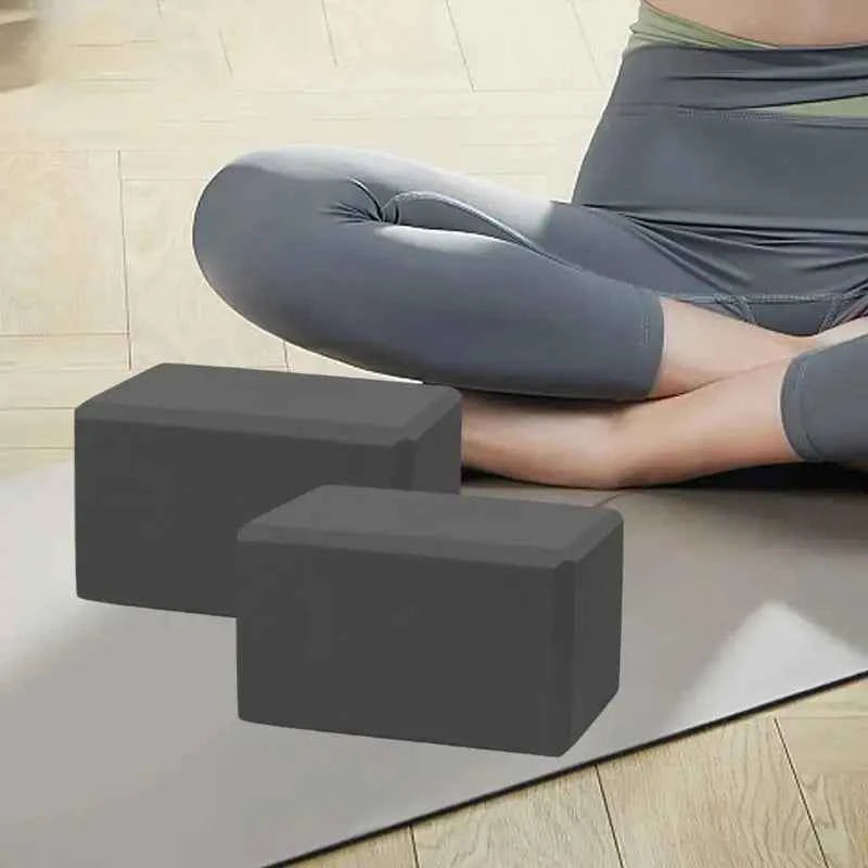 Pilates Block 2x Workout Blocks. Wedge Stretcher,  For Balance, Slip-Resistant Workout Tools For Yoga, Gym, Beginners Handstand