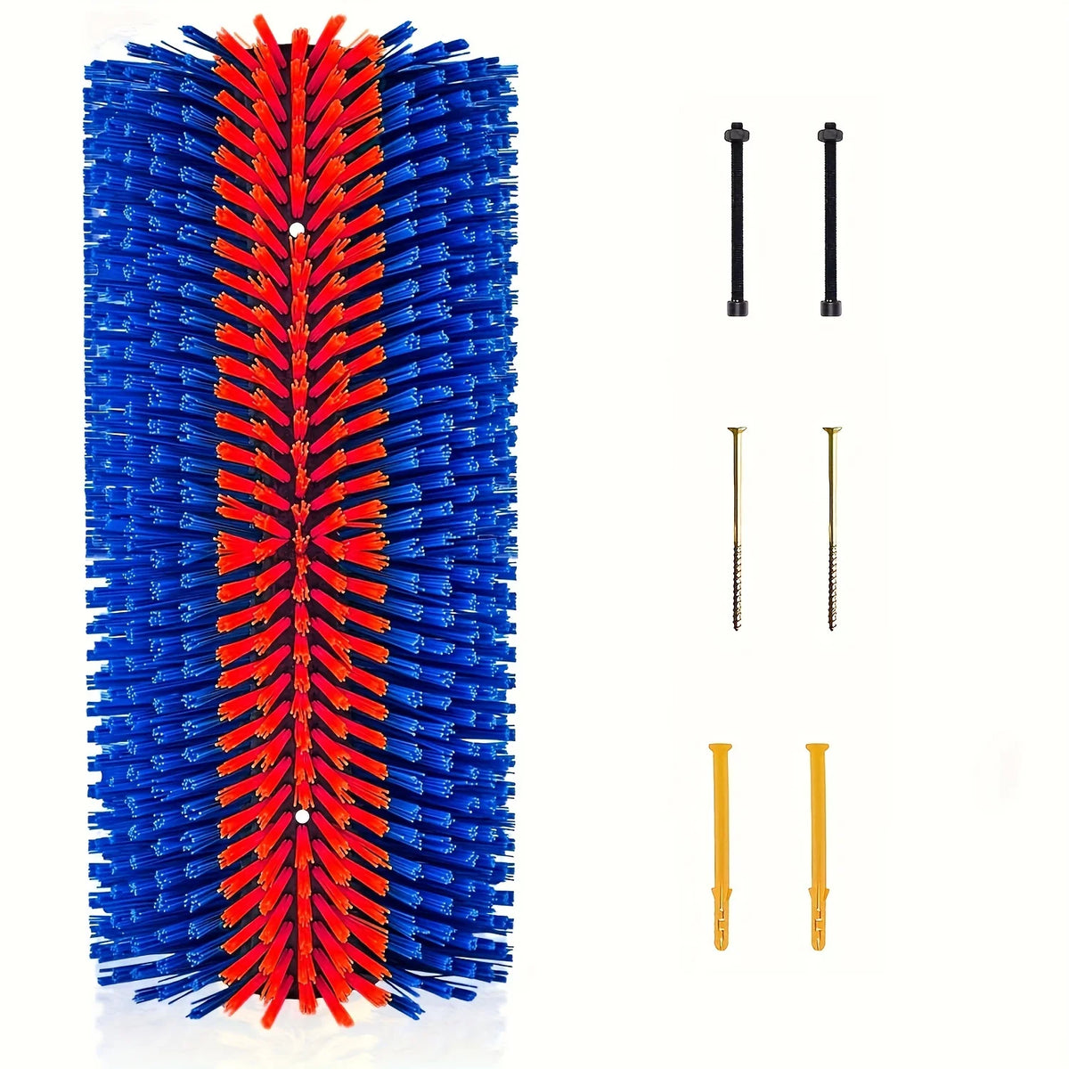 Livestock Scratching Brush - Horse  or Cows Brushes for Grooming and Itch Relief. Equine, Cattle, Goat, Sheep, & Pig Massage Brushes