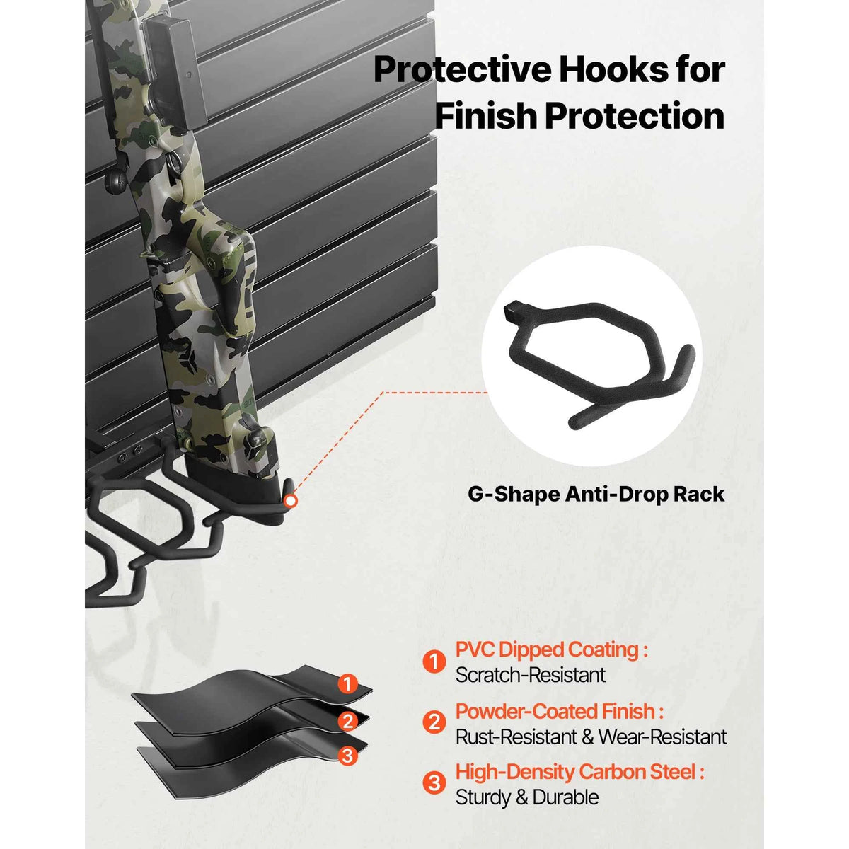 Gun Rack Wall Mount. Steel. Tactical Rifle Carbine. Handgun Storage Rack. Modular Gun Wall Gear Accessories Organizer