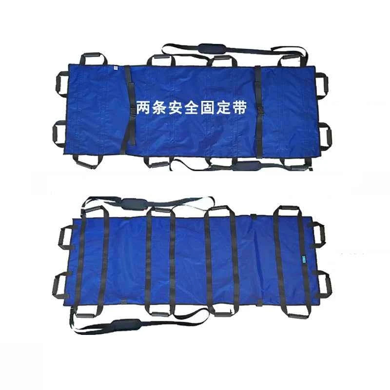 Medical First Aid Stretcher, Adjustable, Portable Emergency Rescue Soft Rack. Thickened Canvas. Elderly, Patients, and Paralyzed Transport