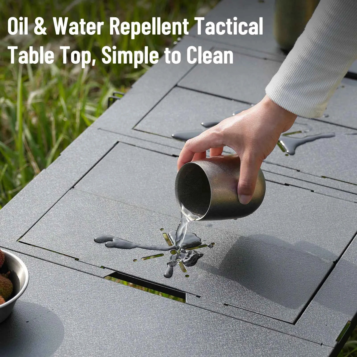 PAKICETUS Foldable Camping Table, Lightweight Portable Outdoor Utility Table.