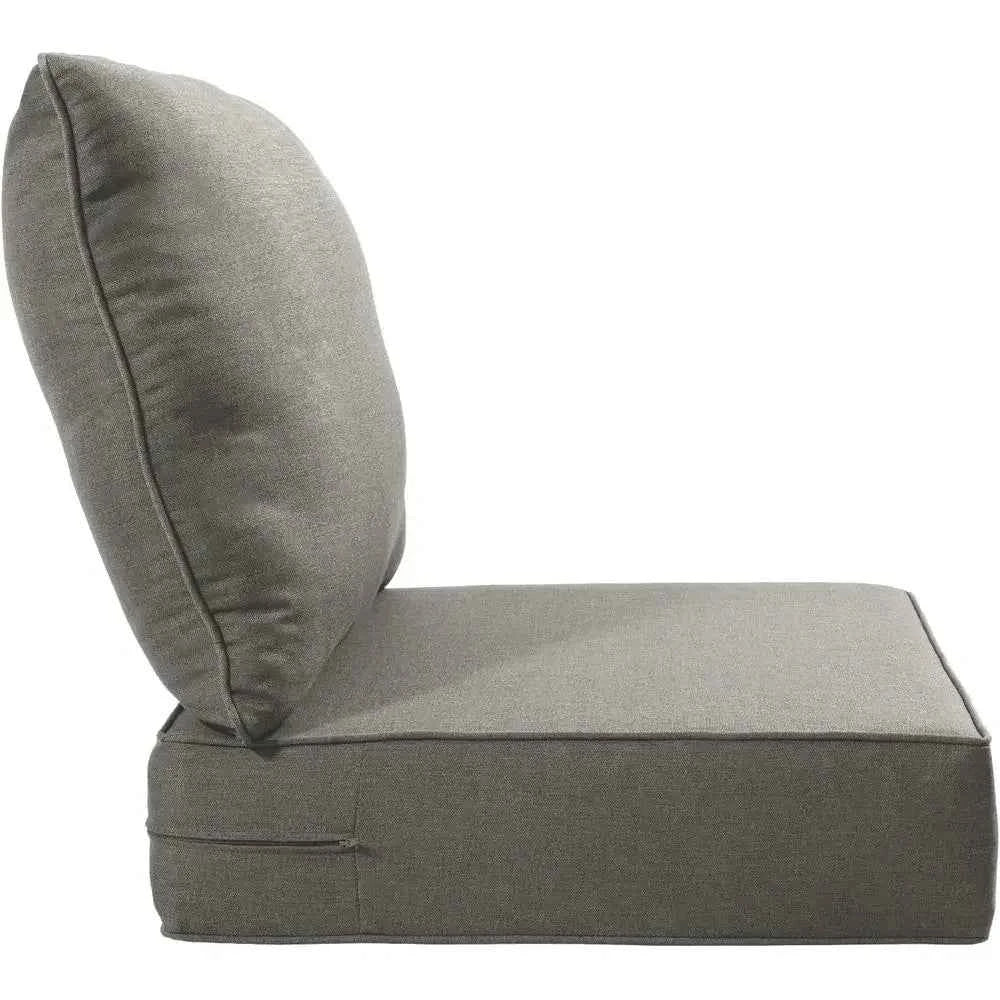 24x24x6 Outdoor Cushions, 5-Piece Patio Furniture Set, Water-Resistant Pillows, Dining Rocking Swivel Chairs, Loveseat, Couch