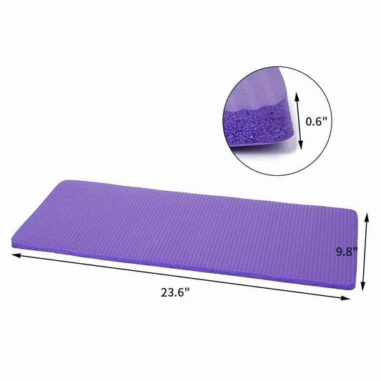 Non Slip Extra Thick 15mm Yoga Mat with Carrying Strap Exercise Pad 24" x 10"