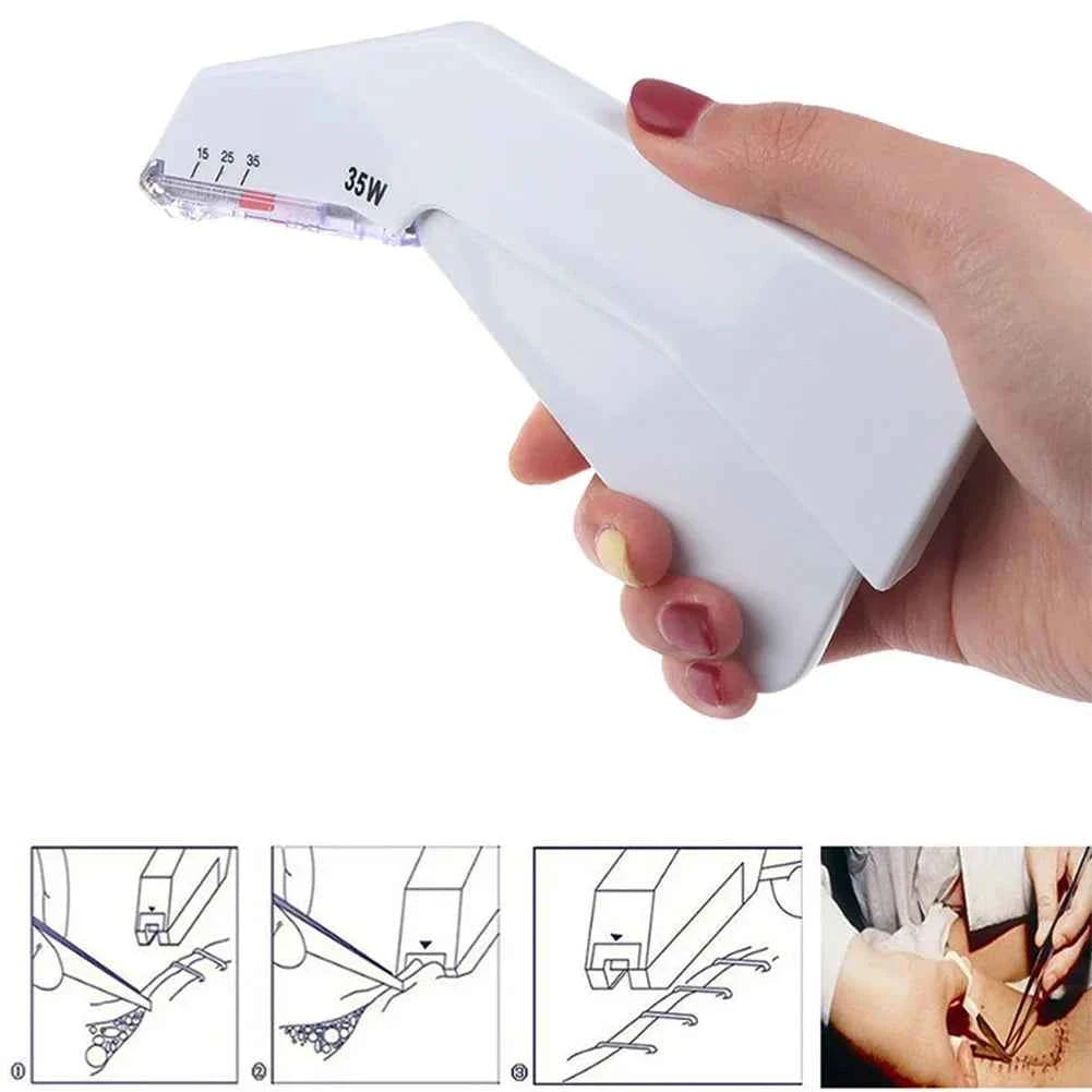 Professional Stainless Steel Skin Stitching Machine.  Disposable 35W Surgery Skin Stapler. Suture Stapler. Emergency Kit Tools