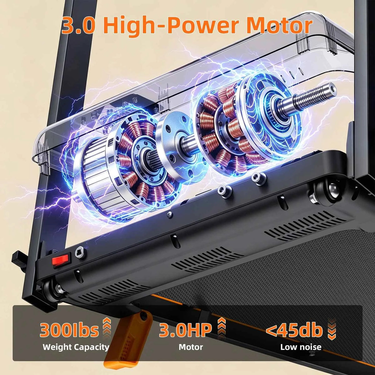Quiet 3-in-1 Foldable Walking Pad  Treadmill  with 12% Incline for Home, 12 Preprogrammed HIIT Modes, Supports up to 300 LBS,  Built with LED Display, Heart Rate Sensor, Bluetooth Speaker & App Connection