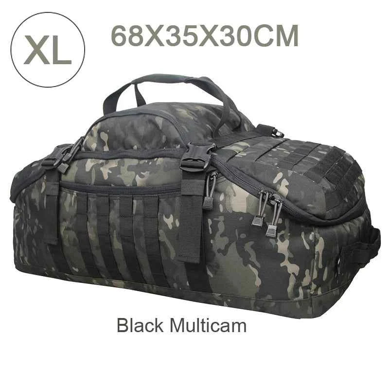 LQARMY 30L 45L 80L Outdoor Mountaineering Bag, Molle Tactical Backpack, Large Duffel Bag, Hiking, Camping, and Travel Bags