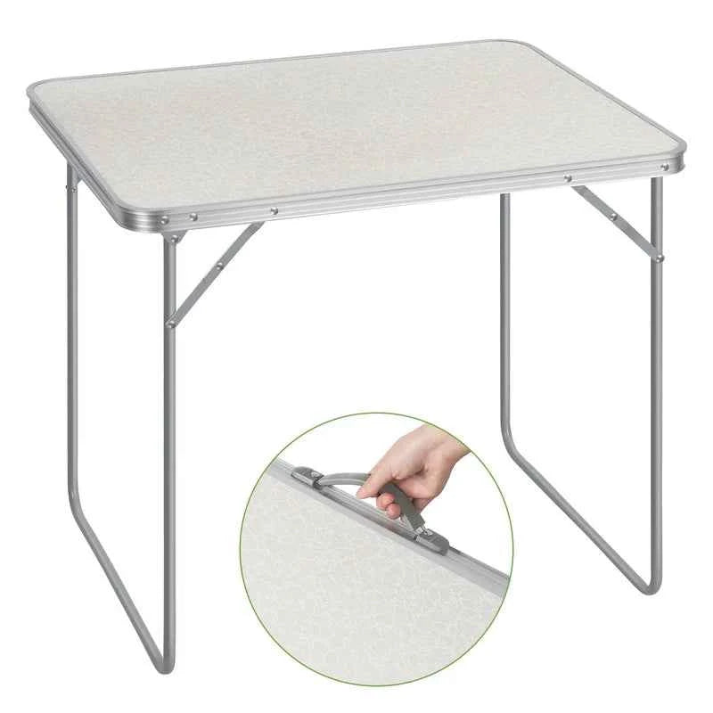 Folding Table, Portable Picnic Camping Table with Handle for Outdoor Indoor Yard
