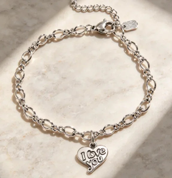S925 Sterling Silver Vintage Oxidized Charm Bracelet for Women, Sunflower, Texas Map, Spicy Chili, Heart, Rabbit, & Cross  Enamel Charms, Retro Fashion Silver Jewelry, Ideal Gift for Ladies