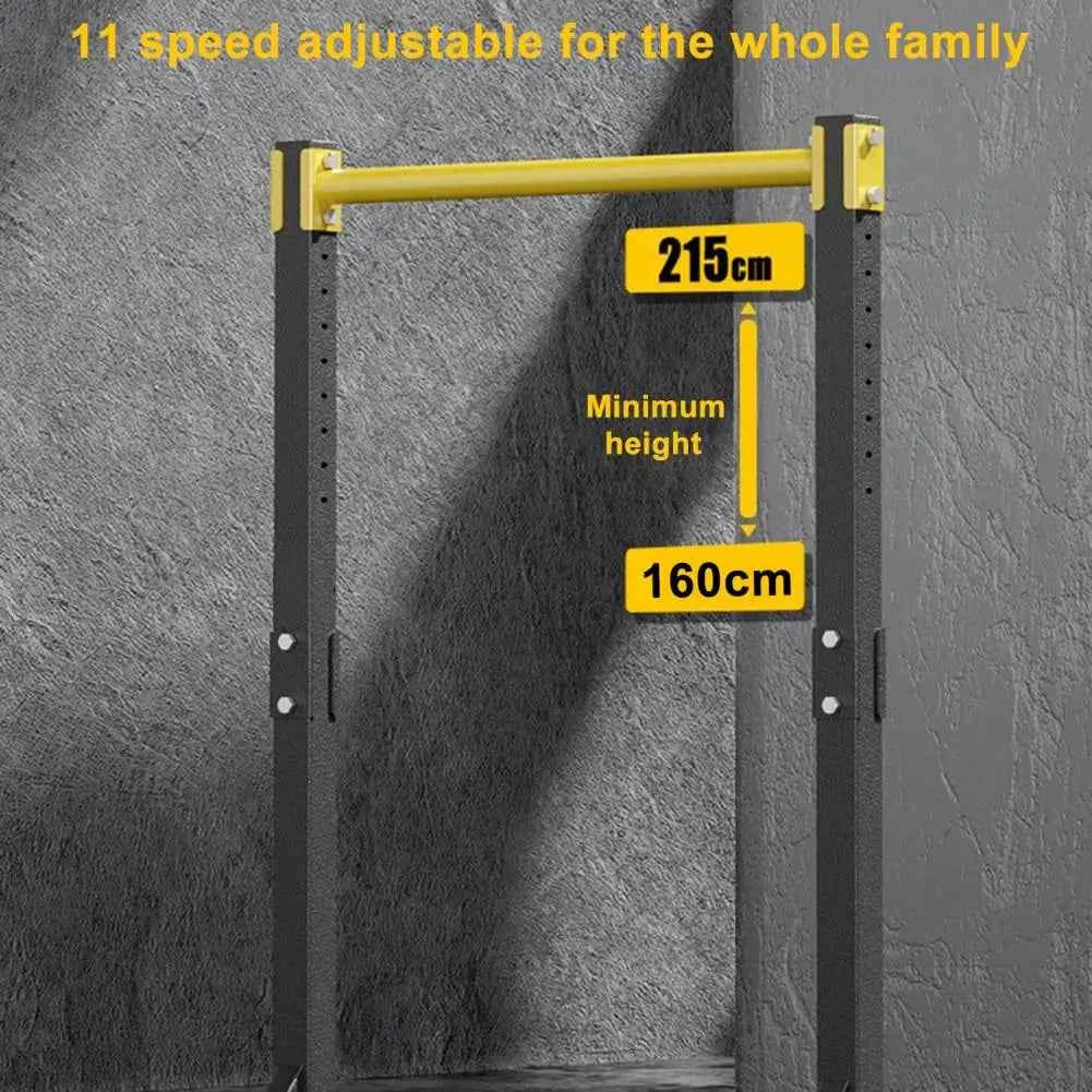 Portable Pull-up Bar Station, Free Standing Pull Up Bar for Home Gym, Pull Up Stand Station 400LBS with 11 Gears Adjustment