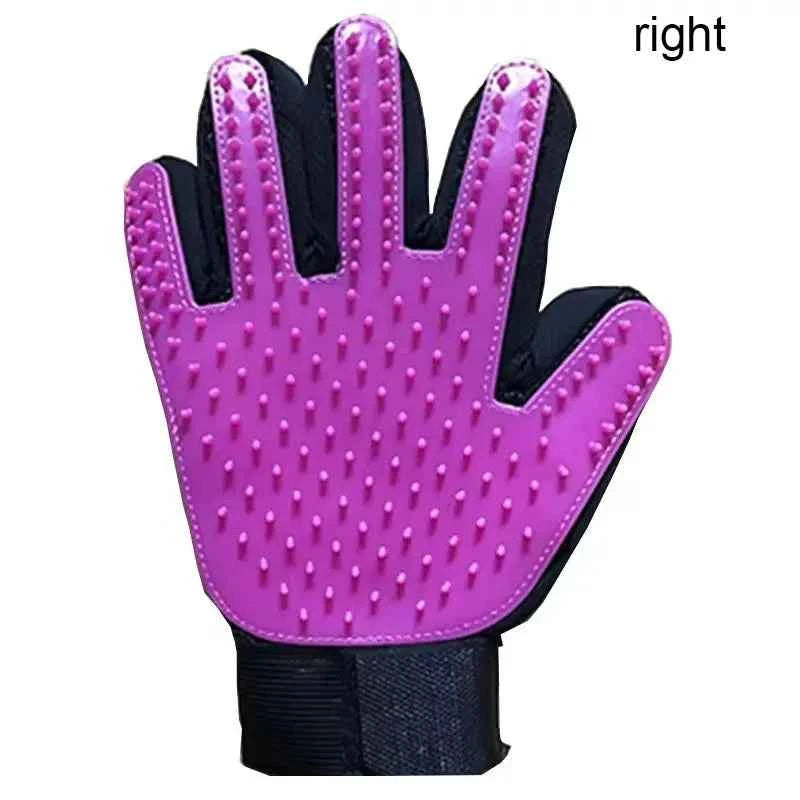 Pet Hair Glove  For Grooming, Cleaning, And Massage