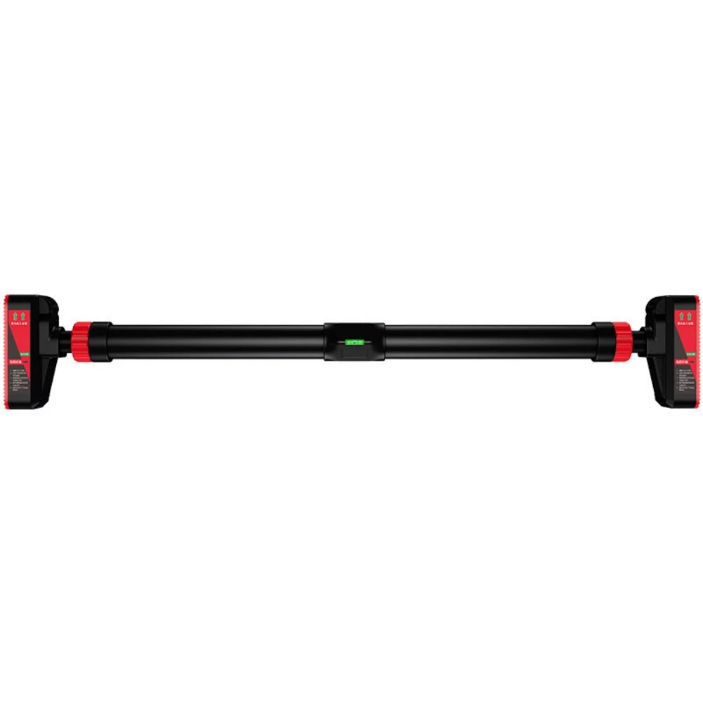 Strength Training Pull-up Bars with Level Gauge 69-92cm Adjustable Width 200kg Max Load Capacity