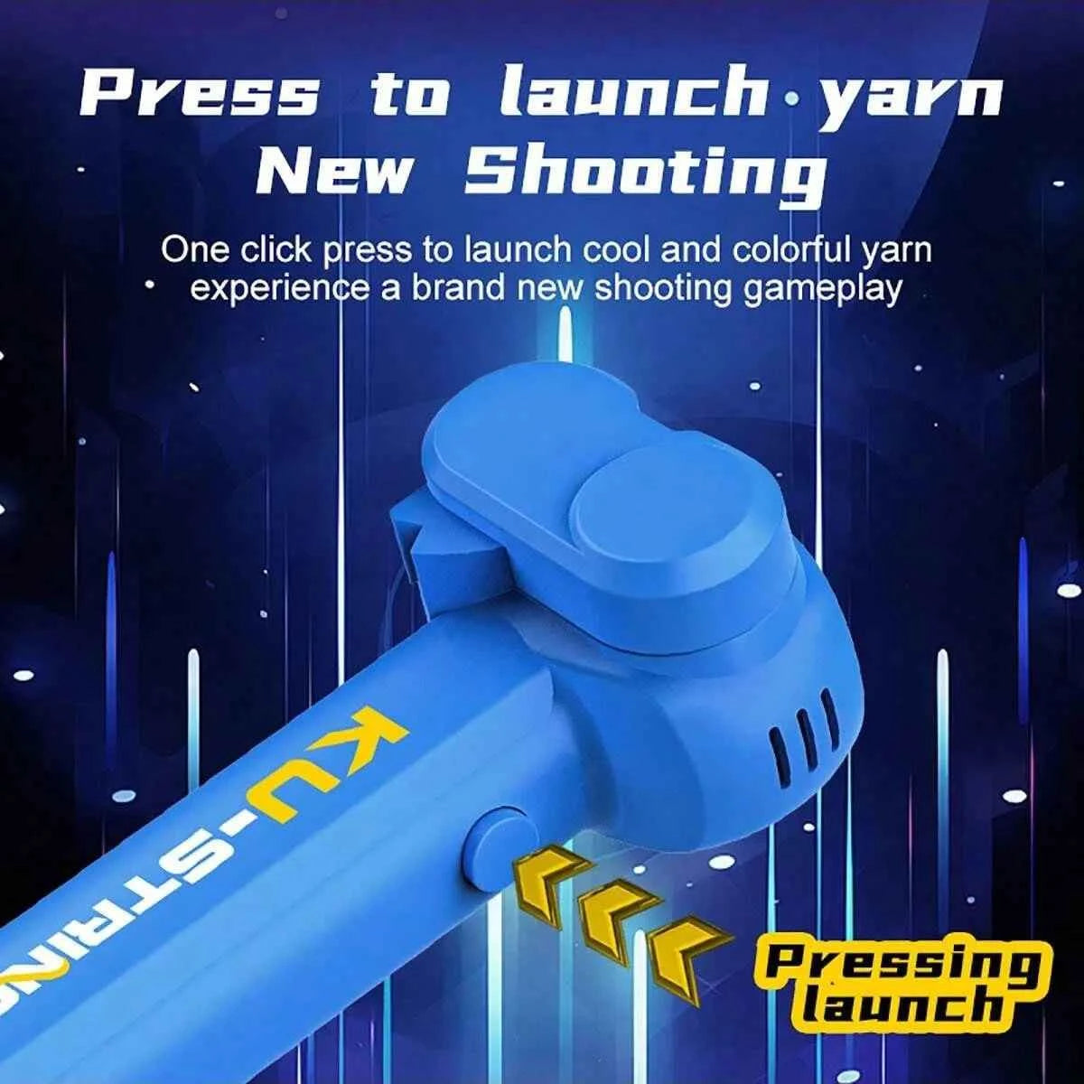 Glowing Rope Launcher Toy, a flying rope loop in the air, brings endless tricks and fun, suitable for outdoor festival party