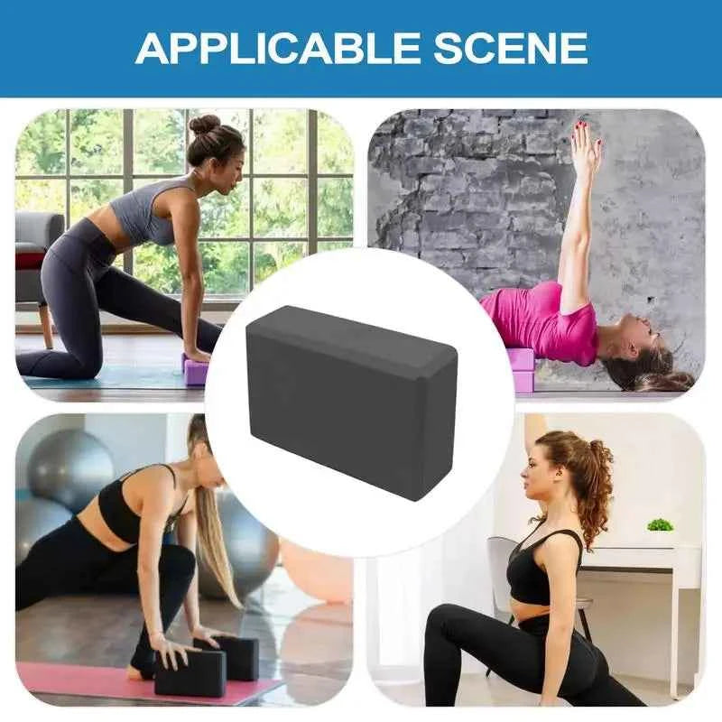 Pilates Block 2x Workout Blocks. Wedge Stretcher,  For Balance, Slip-Resistant Workout Tools For Yoga, Gym, Beginners Handstand