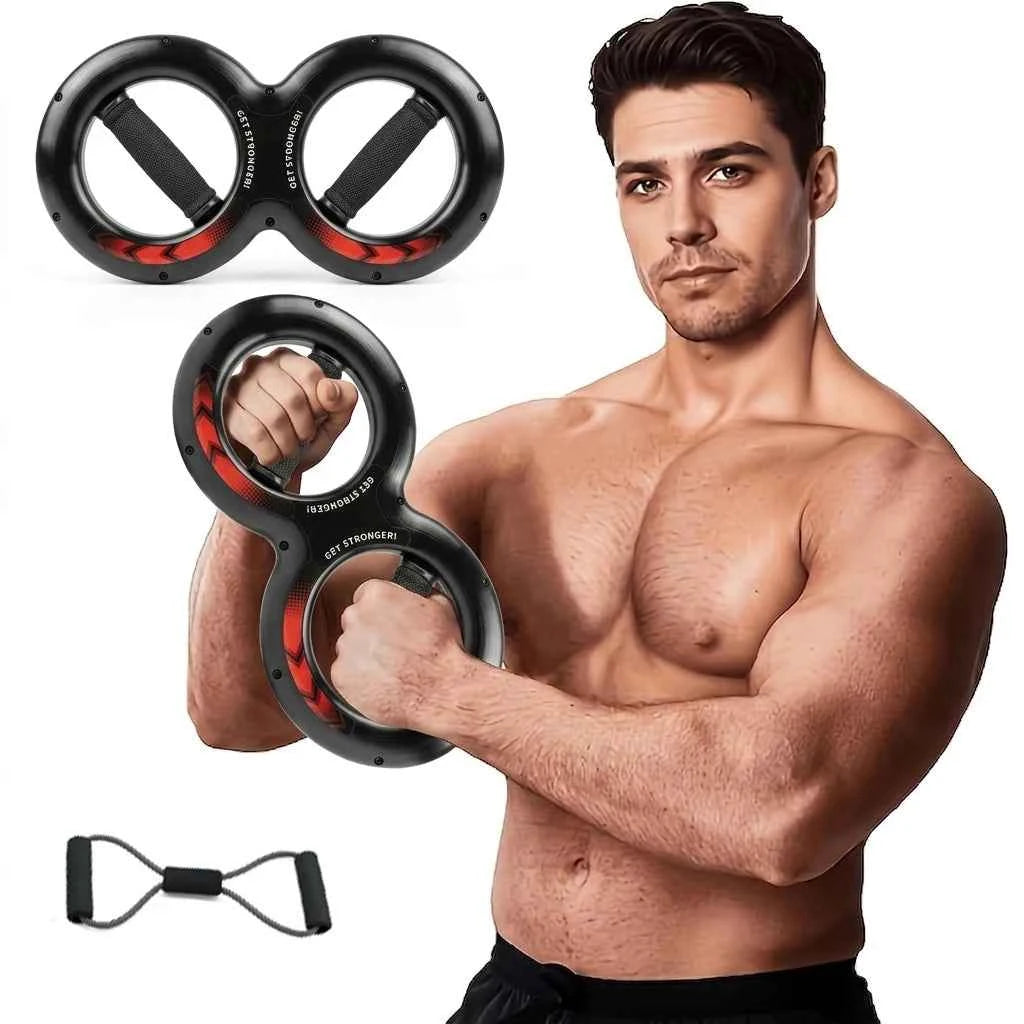 1pc 8-Shaped Arm Strength Trainer, Wrist And Forearm Exerciser, Multifunctional For Arm Muscle Building, Strength Training, Workout