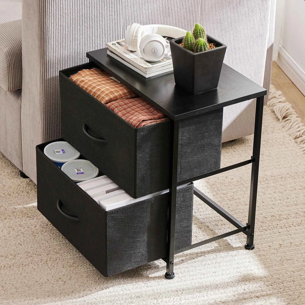 JHK Nightstand. 2  Drawers