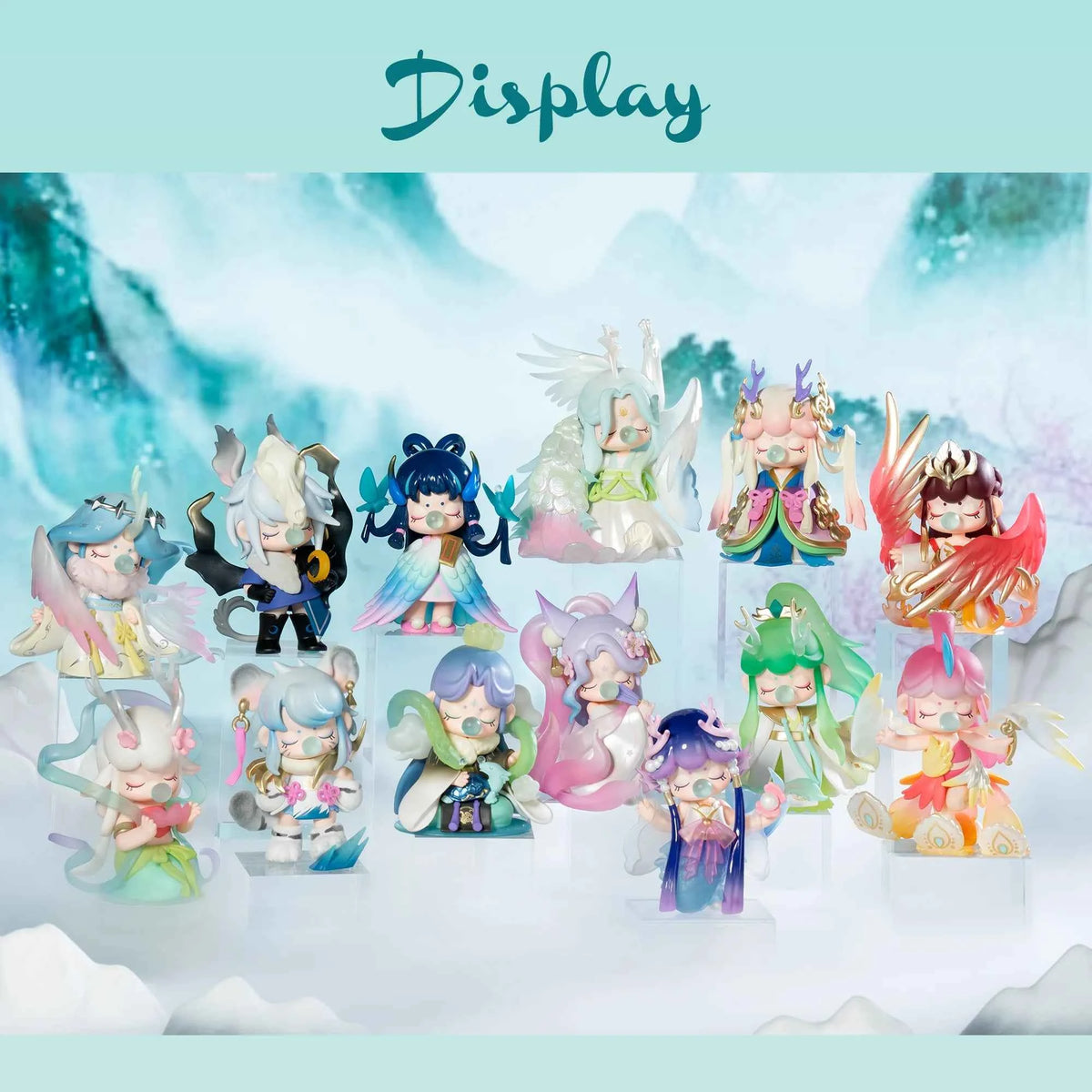 Rolife Nanci Blind Box Oriental Mythological Creatures. Action Figure Collectible Doll Toys Surprise Box for Kids, Friends, Adults