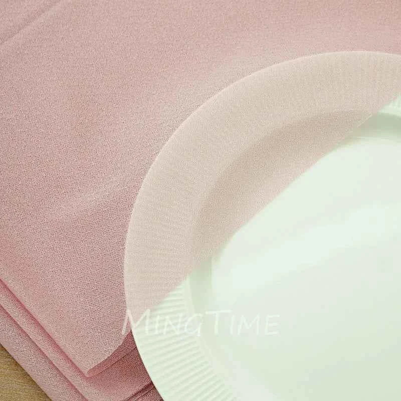 Soft Table Runner, Blush Dust Pink Gauze Rustic, For any Occasion. Dinning Ornament Decoration