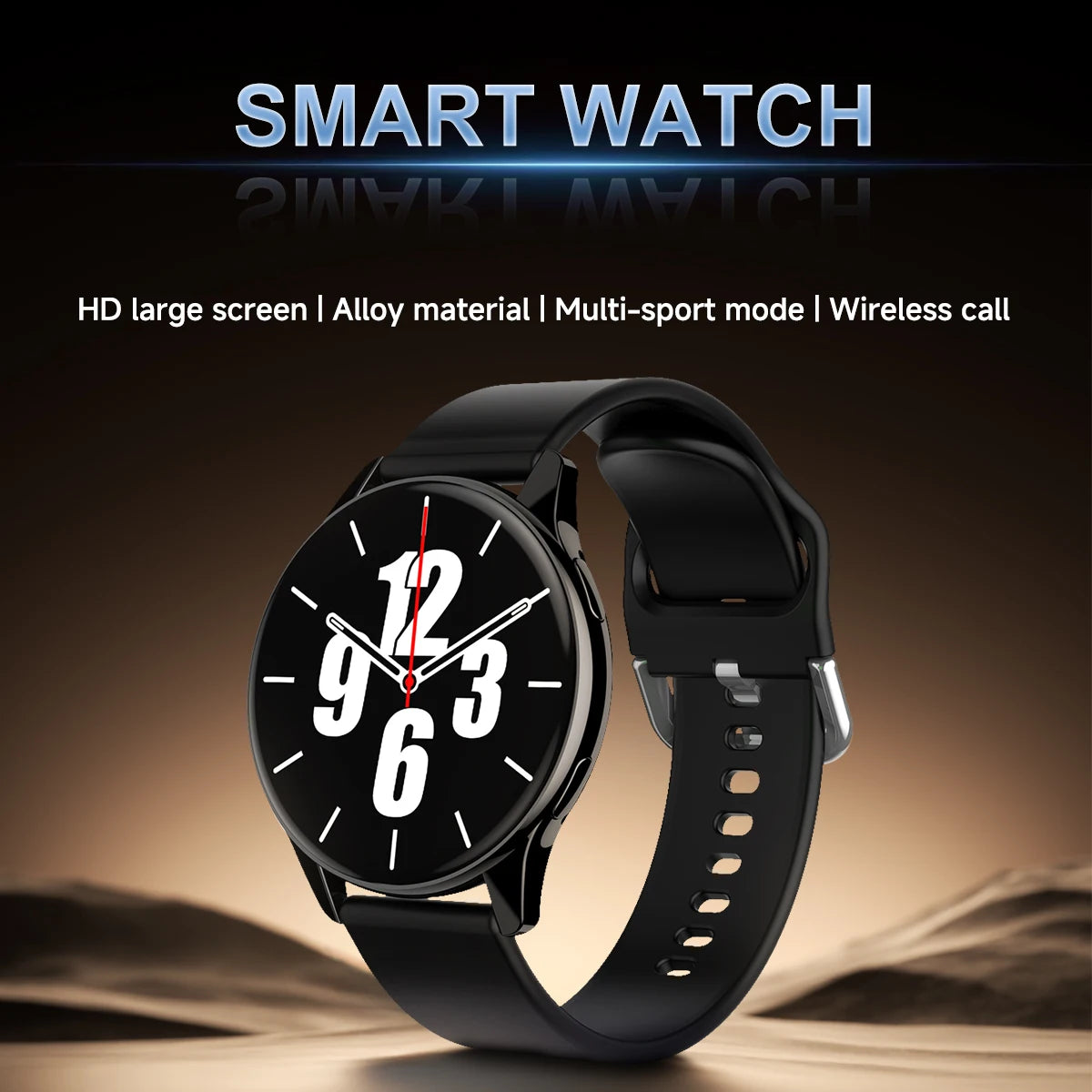 1pc New Full-Touch High-Definition Men's and Women's Sports Smartwatch. Features Wireless Dialing, Answering Calls, Motion Tracking,  Music Control. Suitable for Android & iPhone, Christmas/New Year/Birthday Watch Gifts