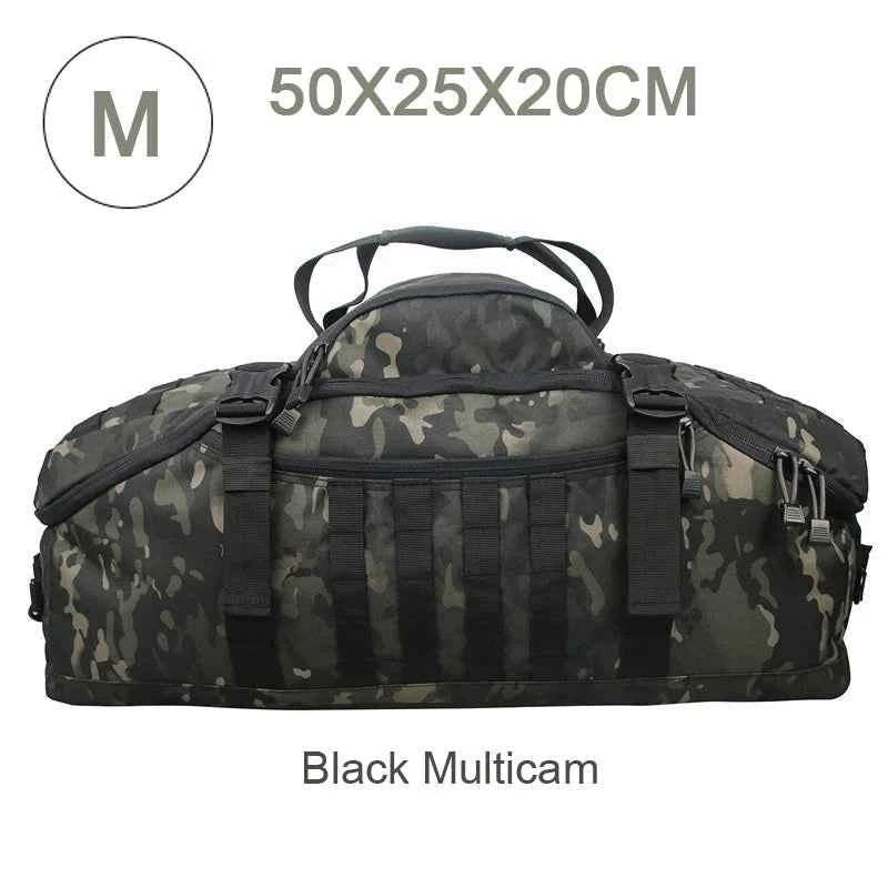 LQARMY 30L 45L 80L Outdoor Mountaineering Bag, Molle Tactical Backpack, Large Duffel Bag, Hiking, Camping, and Travel Bags