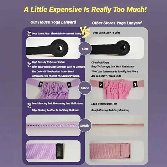 Adjustable Aerial Yoga Strap. Pull Rope Women Hammock. Stretch and Leg Splits Trainer.  Gym Belt that can Swing. Stretching Fitness