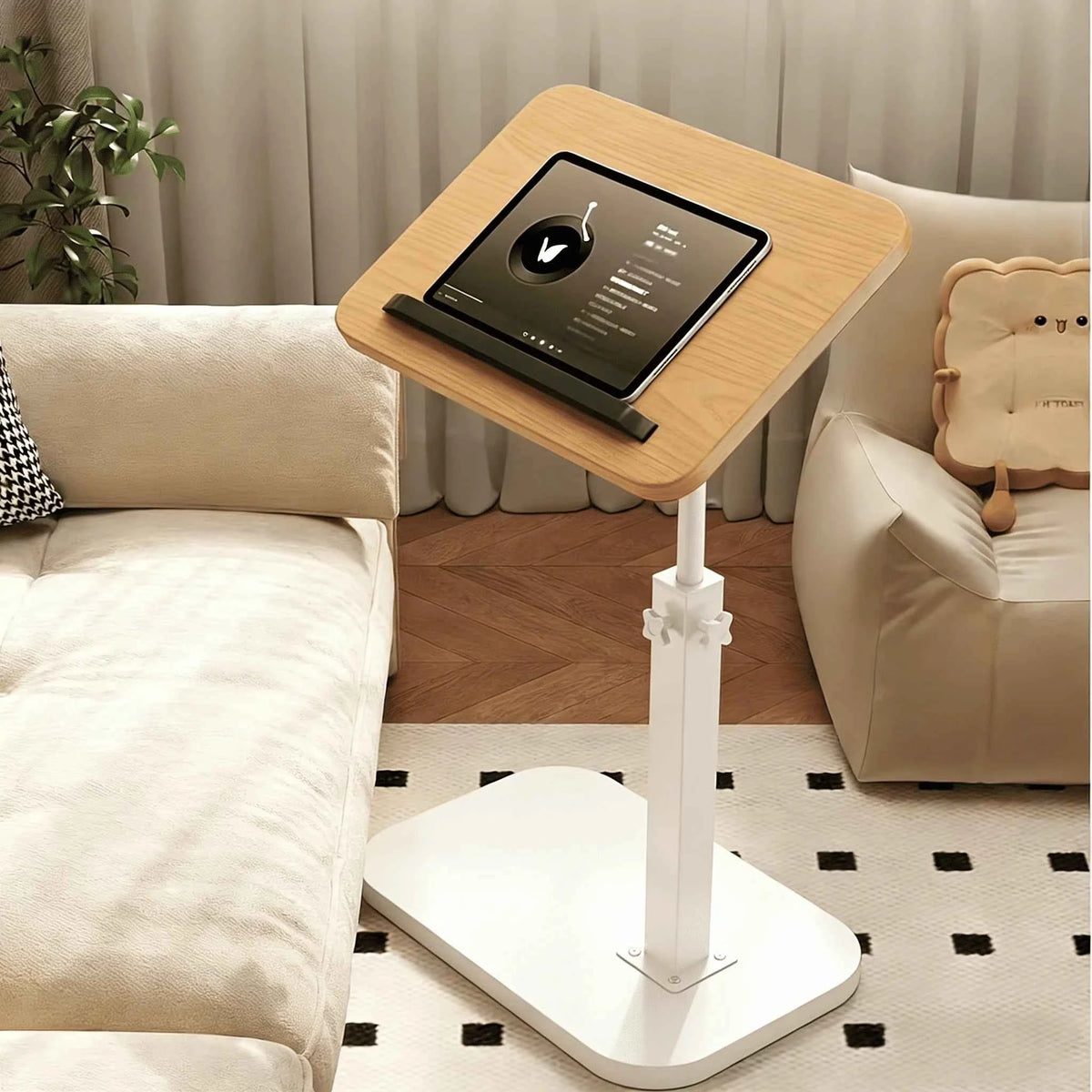 A Portable, Adjustable Side Table/Folding Desk.  Gift for Holidays or Mother's Day.