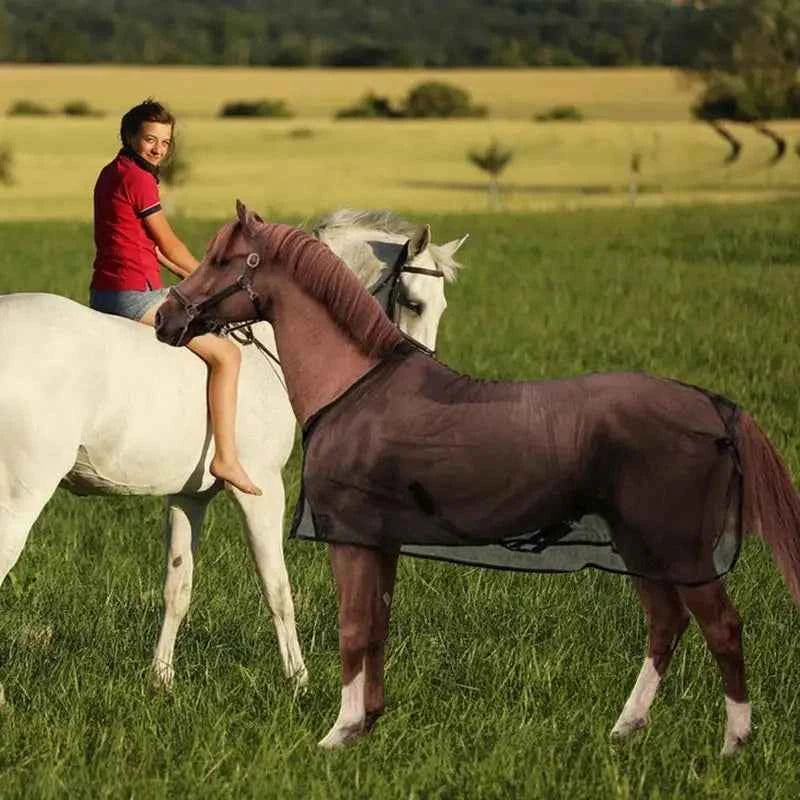 Breathable, Lightweight, & Adjustable Mesh Horse Fly Sheets. Horse Fly Sheet with UV Protective Lightweight Horse Protection
