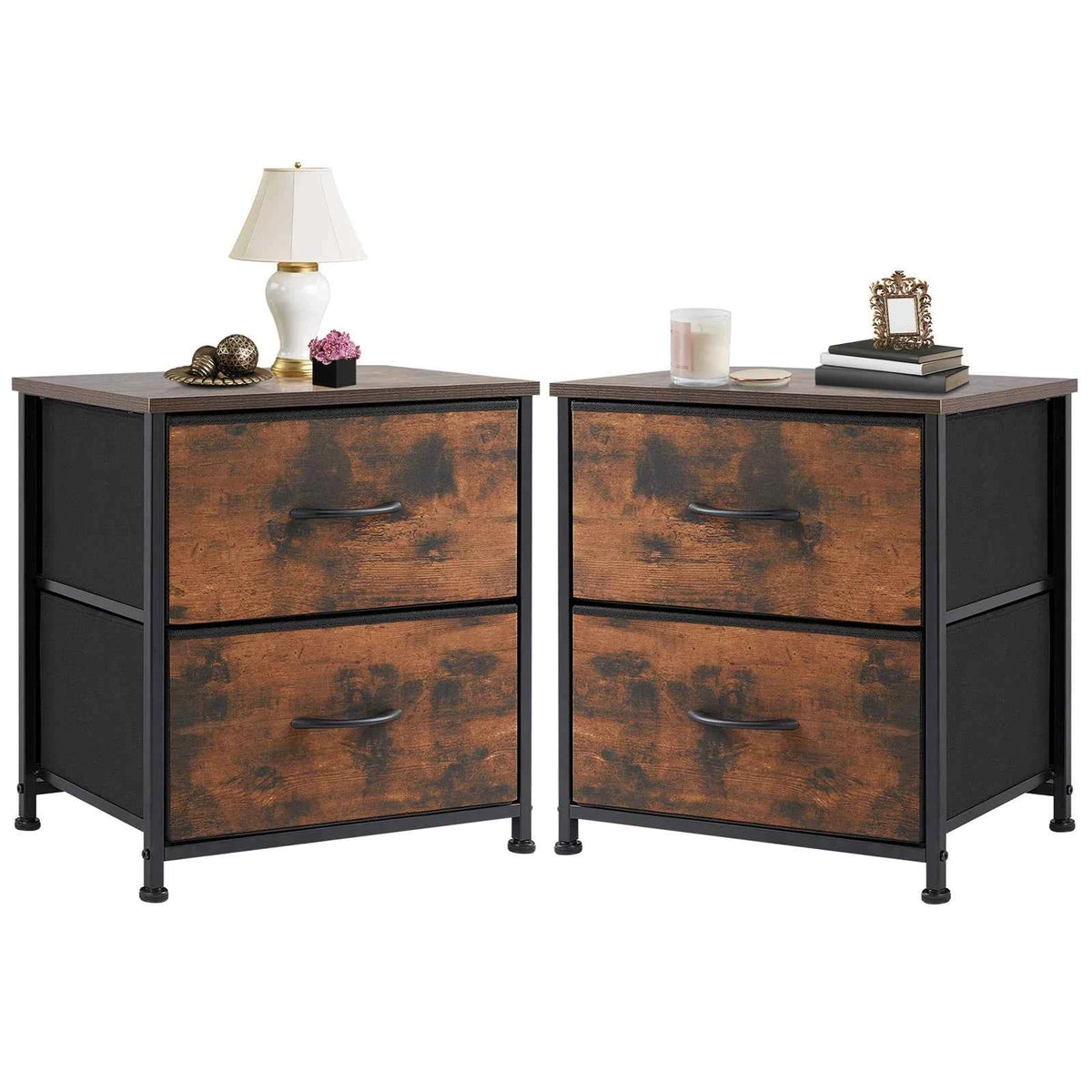 JHK Nightstand. 2  Drawers