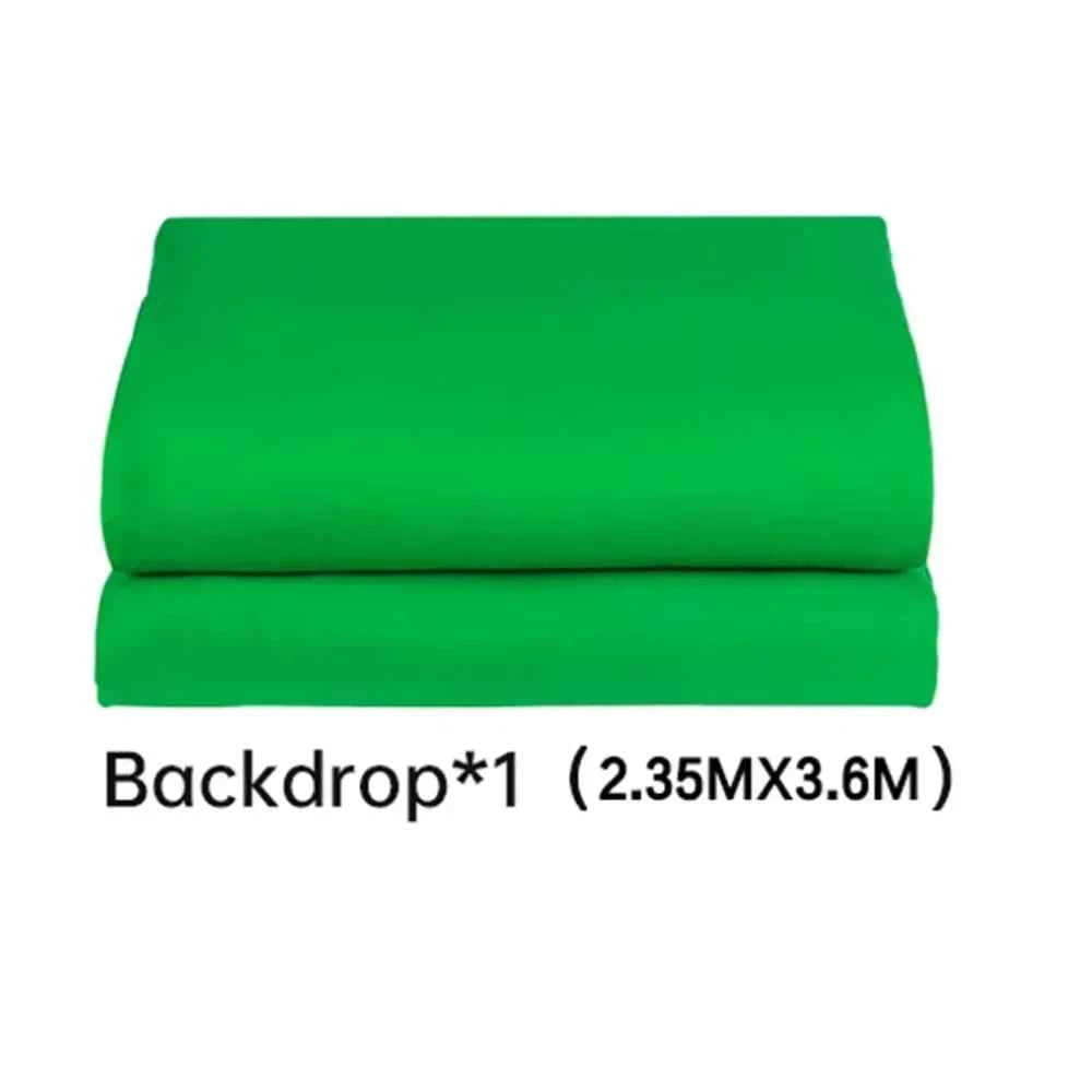 SH Green Screen, 2.4X4M. Collapsible Chroma Key Backdrop. Wrinkle-Resistant Fabric. Ultra-Quick Setup.