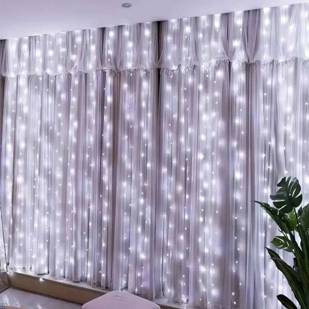 3/6m LED Curtain String Lights. USB Festoon Remote Contro.l Garland Fairy Lights. Wedding, Christmas Decoration for Home, Bedroom