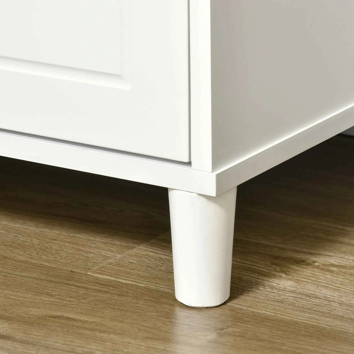 Storage Shelves, and Drawers with Coat Tree for Entryway, Hallway,  Mudroom, White