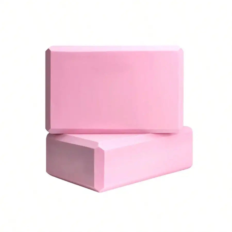 2‑Pack High‑Density Foam Yoga Bricks, Lightweight Support Blocks for Gym, Dance, Fitness, Pilates