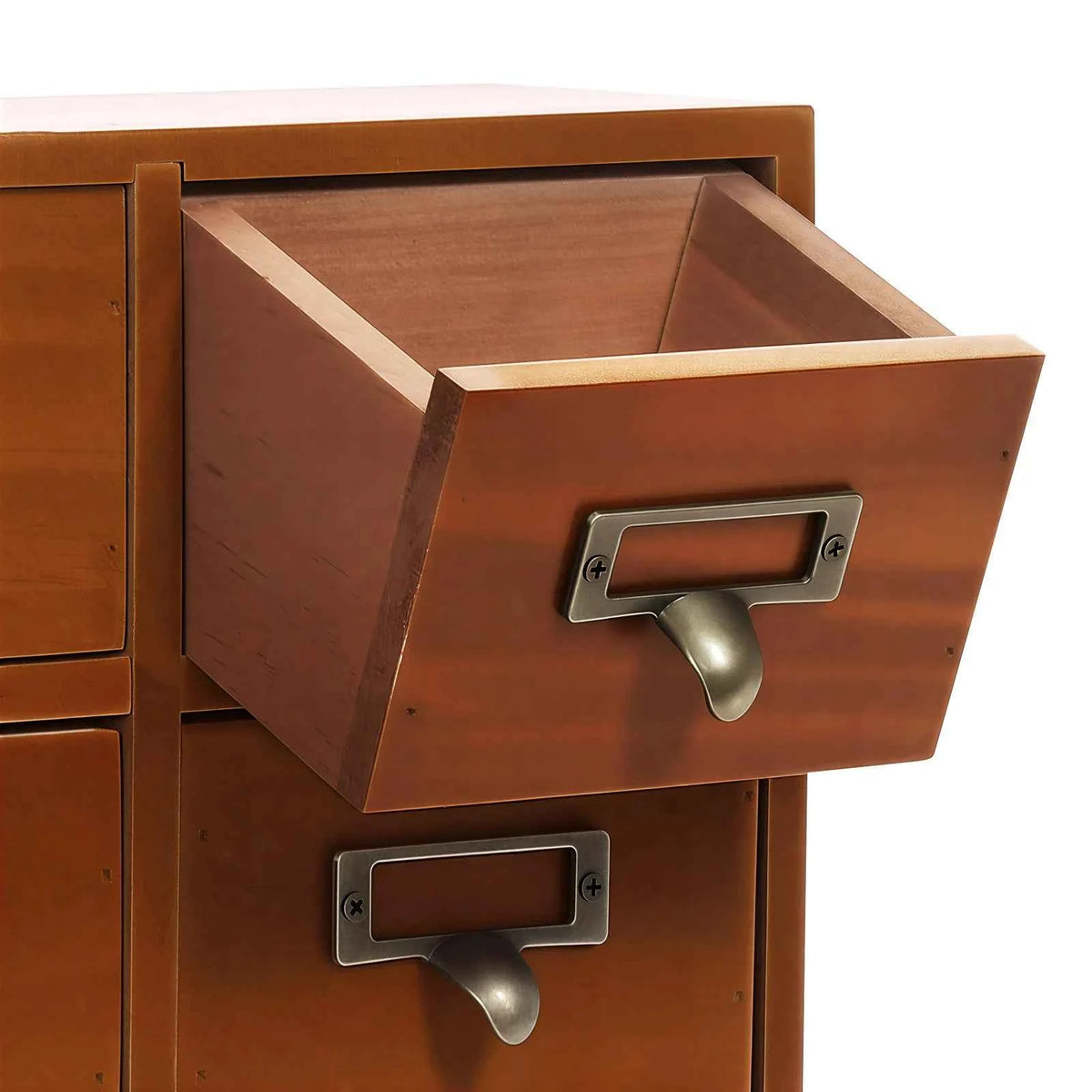 64 Drawer Storage Cabinet Pine Wood Tabletop Organizer Box for Home Office Craft Supplies Organization