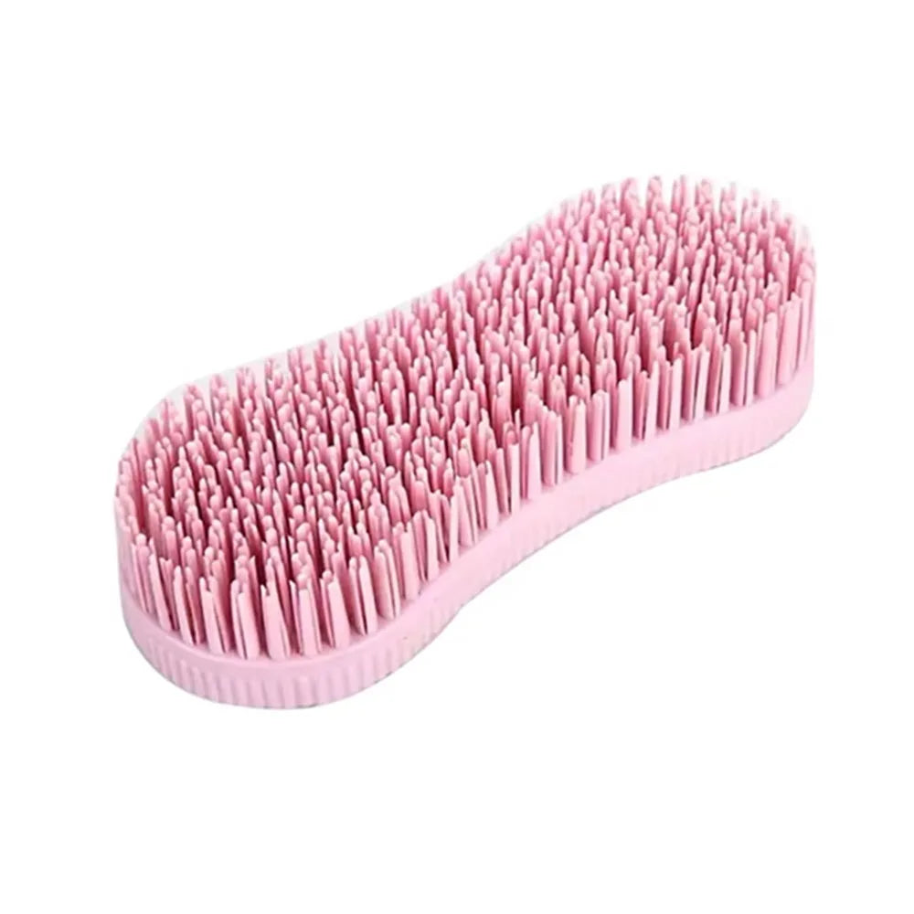 1Pcs Colorful Horse Grooming Brush. Silicone Plastic Horse Accessories .Hard Bristle Equestrian Massage Tool
