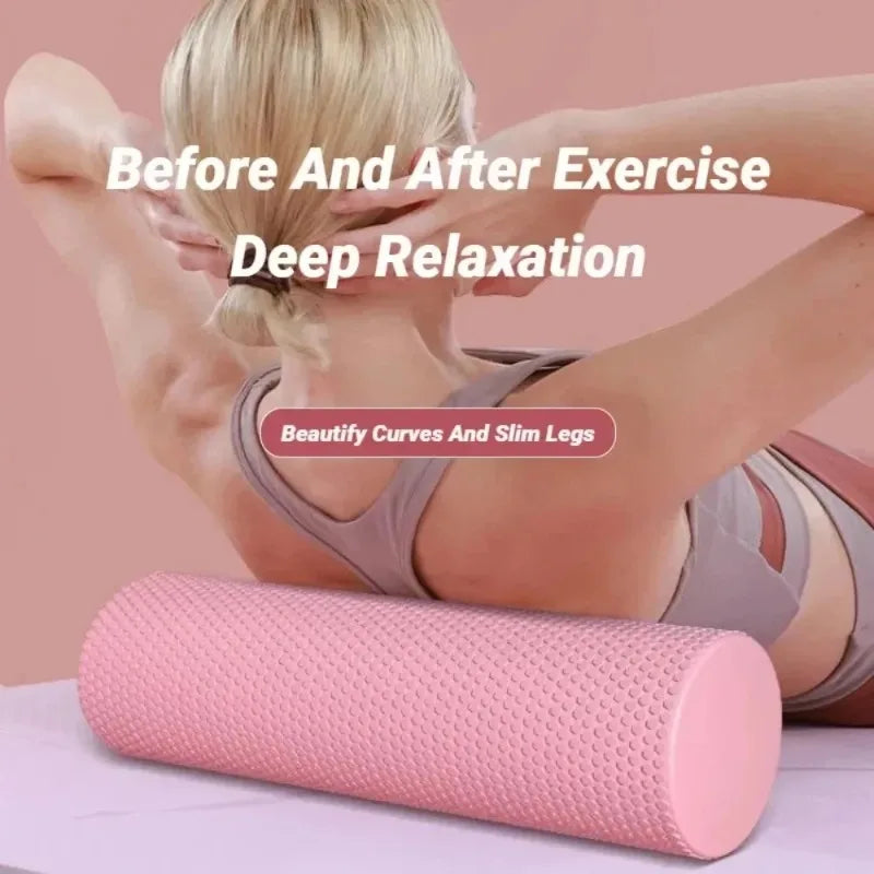 1Pcs 45×10cm EVA Yoga Pilates Foam Roller. Fitness Equipment, Massage Roller, Body Exercise Training, Muscle Release for Women & Men