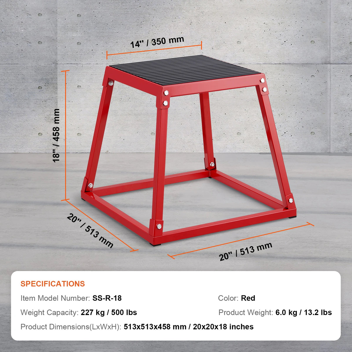 SucceBuy 12/18/24/30inch Plyometric Jump Box Platform. Black For Home Gym Training, Conditioning, Strength Training 3/4pcs