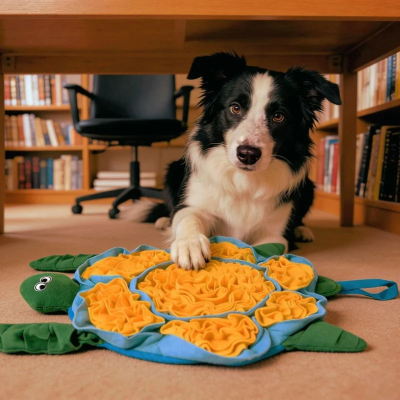 Dog Snuffle Mat Puzzle Toy For Dogs, Interactive Feeding Rug For Training Boredom Relief,  Indoor Use & Washable Design