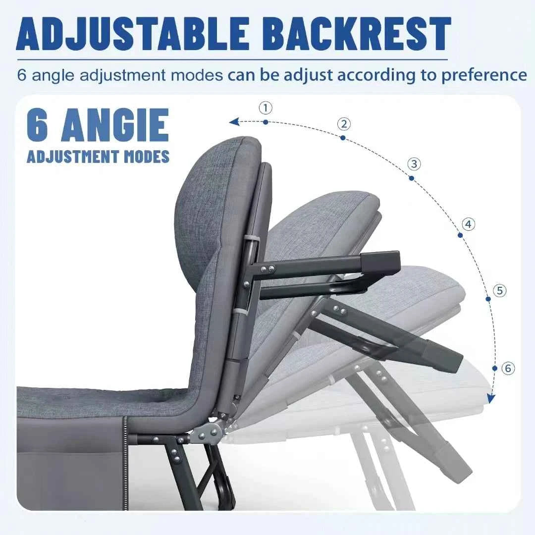 Portable Adjustable Folding Lounge Chair