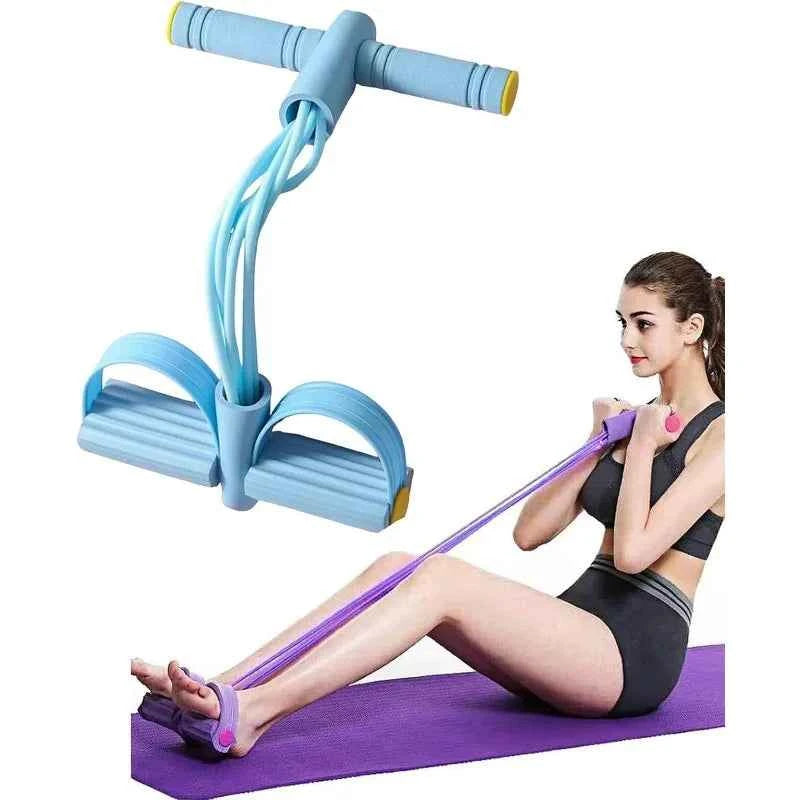 Multi-Scenario Resistance Trainer, 38cm/14.96in, Lightweight & Compact, for Slimming Abdomen,Lifting Chest & Hip, Indoor/Outdoor