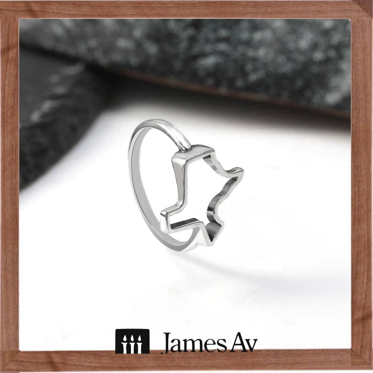 S925 Minimalist Silver Hollow Star Stackable Ring For Women, Dainty Open Cutout Star Finger Band, Simple Alloy Statement Jewelry, Trendy Daily Wear Accessory, Romantic Cosmic Themed Gift