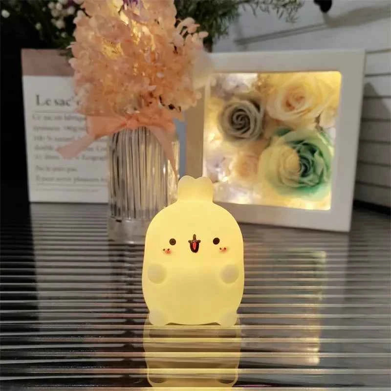 Rabbit Night Light. LED Small Table Light. No need to plug In. Creative Atmosphere Night Light Decoration